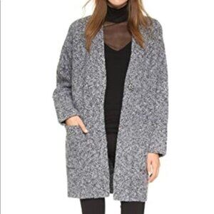 Rag & Bone Diana Sweater Coat Size XXS, Gray